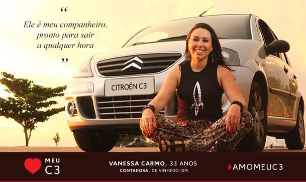 Citroën lança campanha “Amo Meu C3”