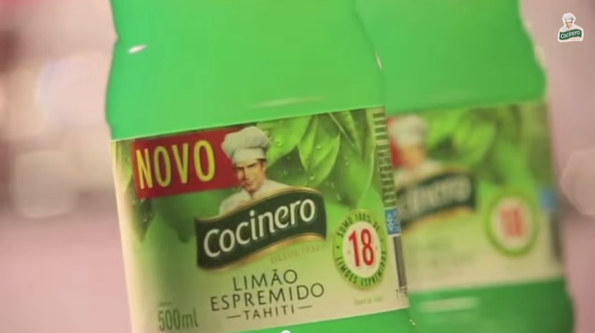 Cocinero retoma campanha publicitária de Cocinero Limão Espremido para reforçar a praticidade do produto