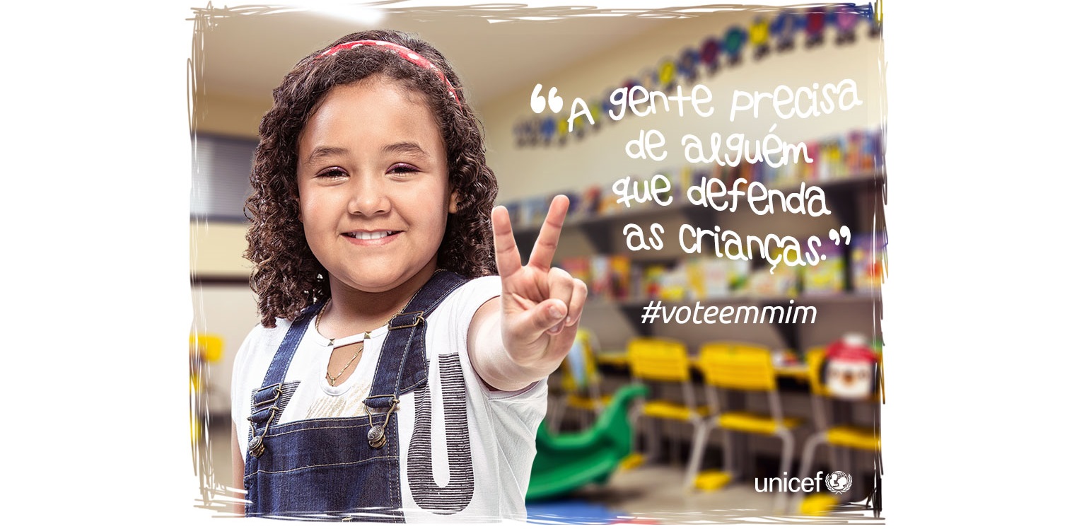 UNICEF chama a atenção de eleitores para voto consciente