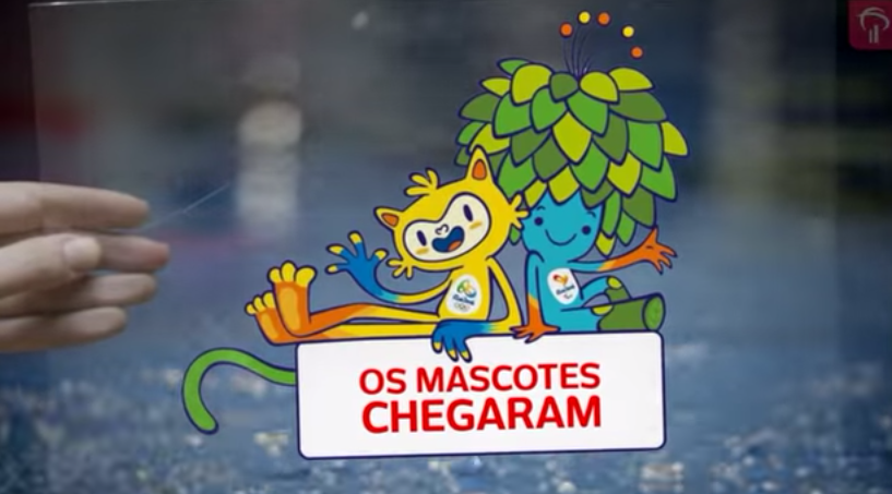 Bradesco incentiva o público a escolher os nomes dos mascotes dos Jogos Rio 2016