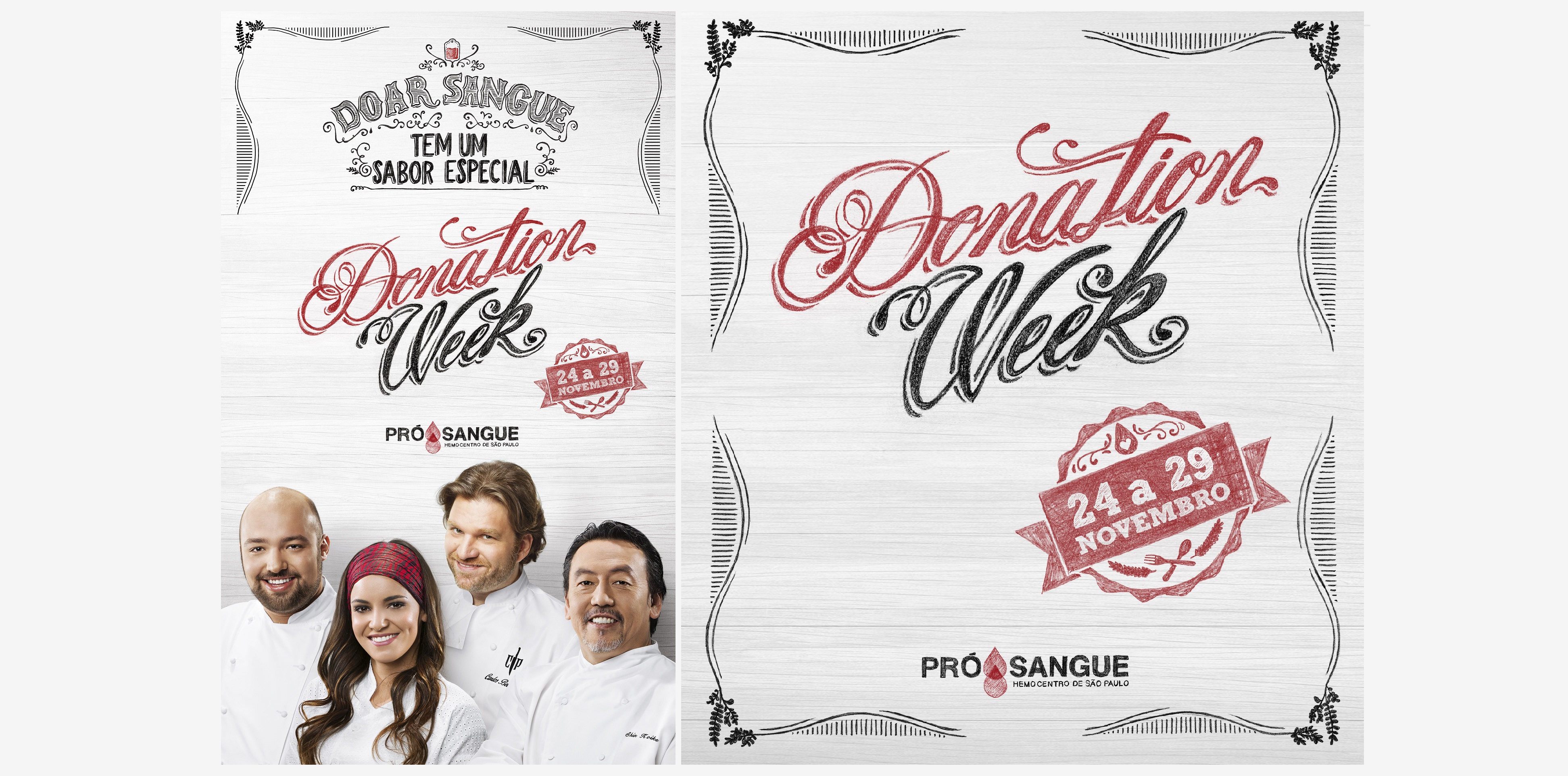 Chefs famosos endossam a “Donation Week”