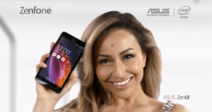 ASUS estreia segunda fase de campanha do Zenfone com Sabrina Sato