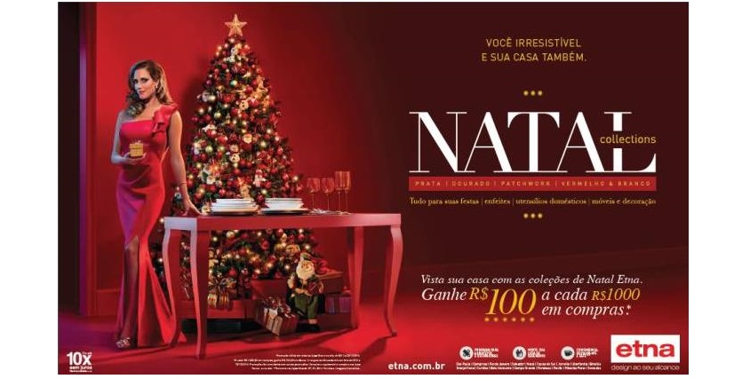 Promoção de Natal na Etna traz campanha criada pela Ogilvy/Newport