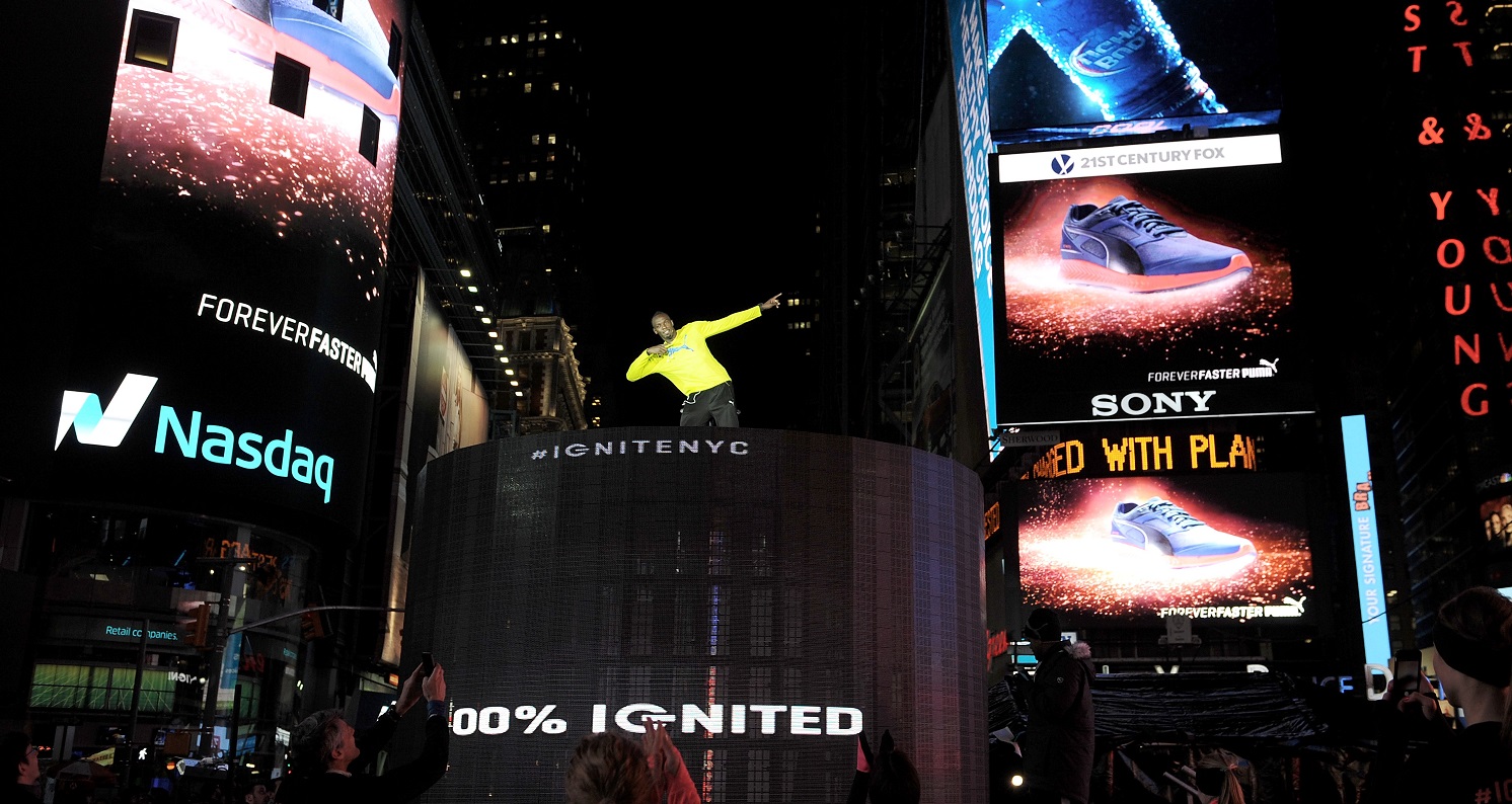 PUMA e Usain Bolt “energizam” Nova Iorque