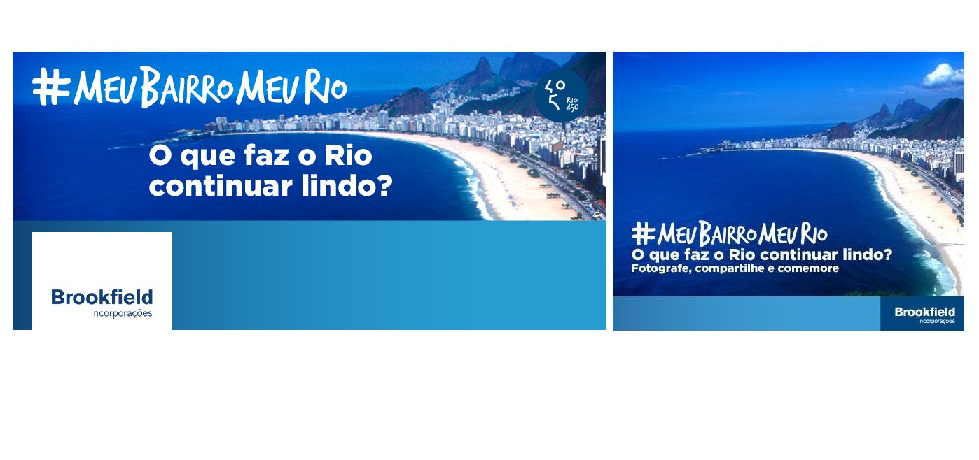 Brookfield convida cariocas a compartilhar o que há de melhor no Rio de Janeiro