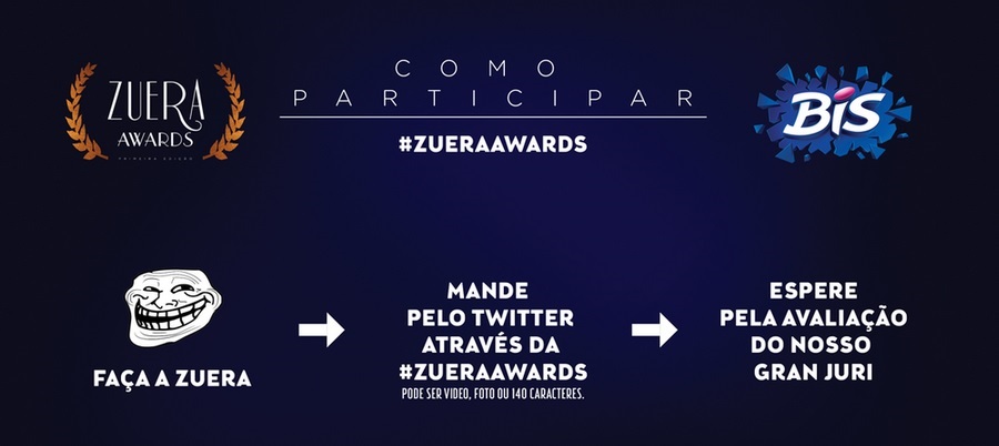 Bis promove “Zuêra Awards” na internet