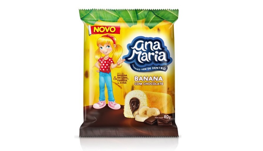 Ana Maria Banana com Chocolate chega ao mercado