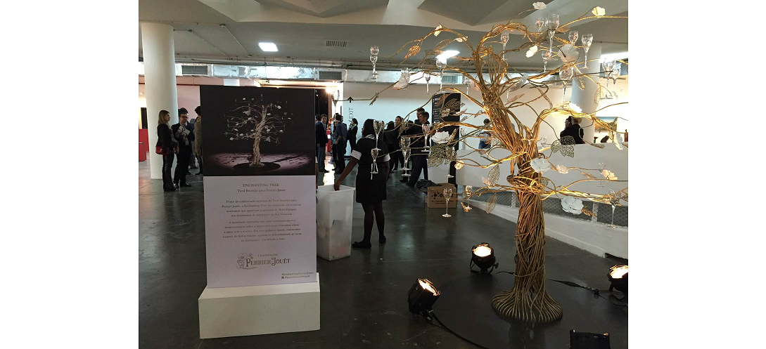 Perrier-Jouët leva ‘árvore de champagne’ a SP-ARTE 2015