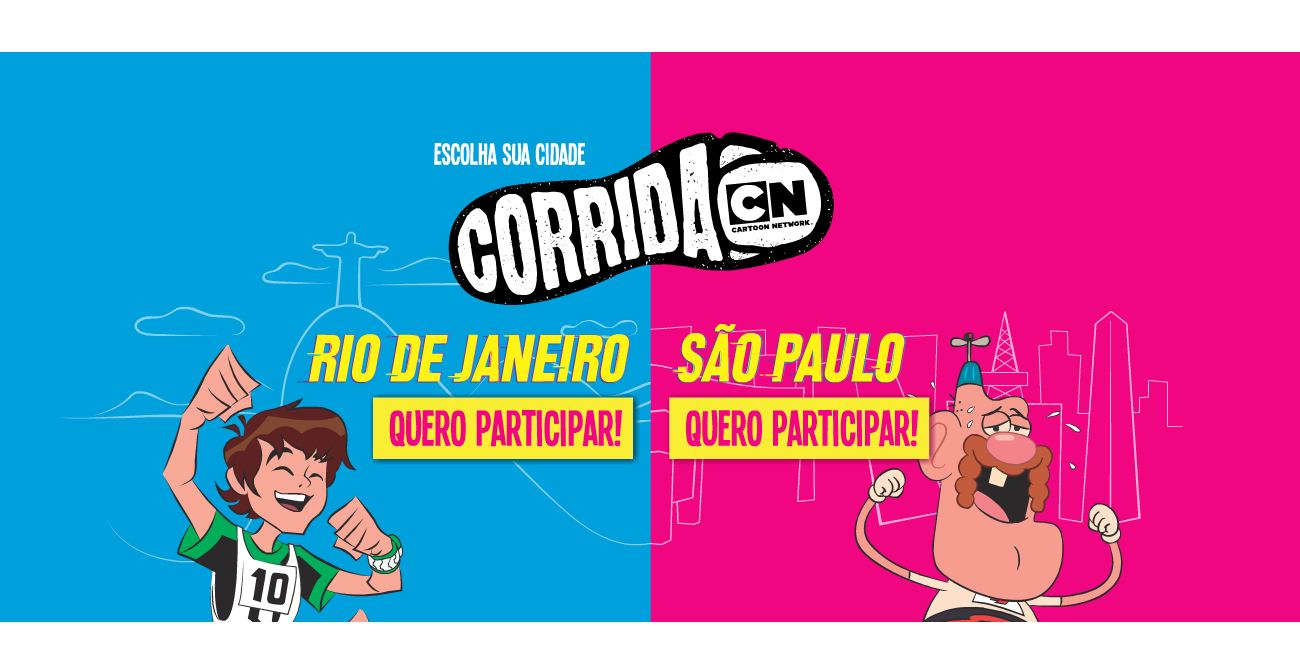 Corrida Cartoon chega ao Rio de Janeiro