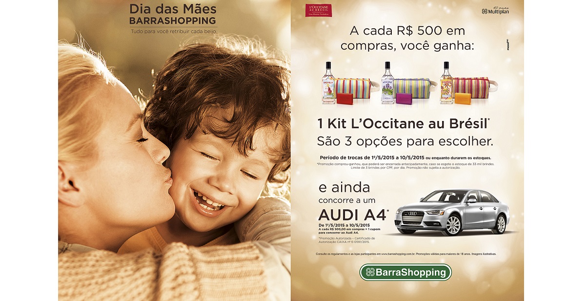 BarraShopping lança campanha de Dia das Mães criada pela Mood Rio