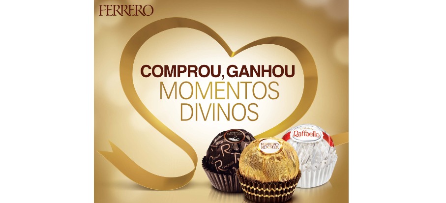 Ferrero lança promoção “Comprou, Ganhou Momentos Divinos”