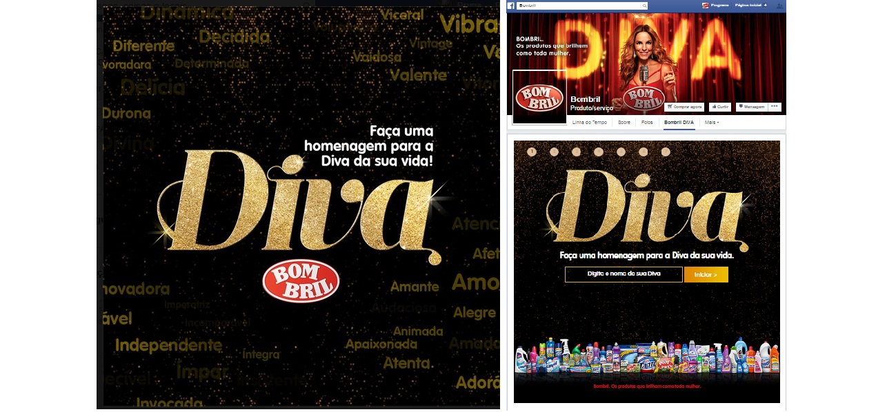 Bombril lança aplicativo Diva no Facebook