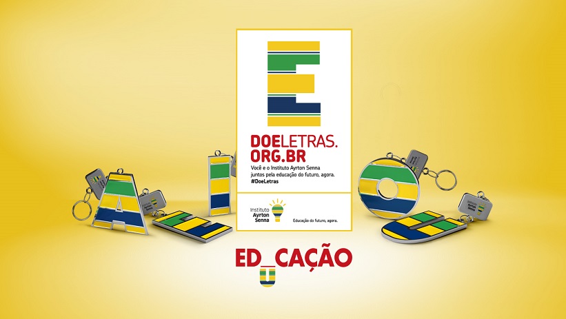 Instituto Ayrton Senna lança a campanha #DoeLetras