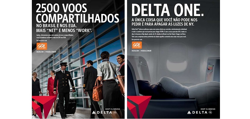 Campanha da Delta destaca experiência de bordo e conectividade entre o Brasil e EUA