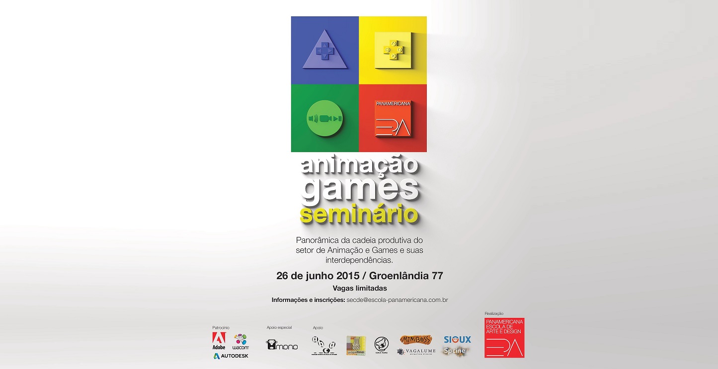 Panamericana promove Seminário de Animação e Games