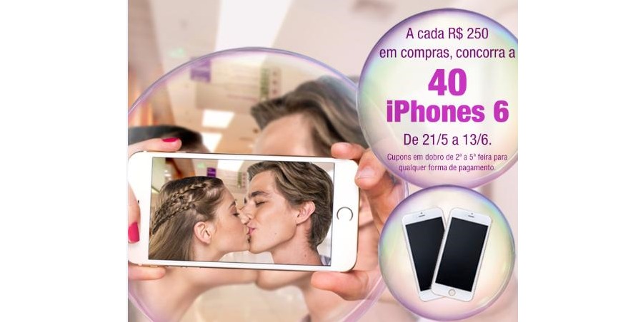 Complexo Tatuapé sorteia 40 iPhones 6 no Dia dos Namorados