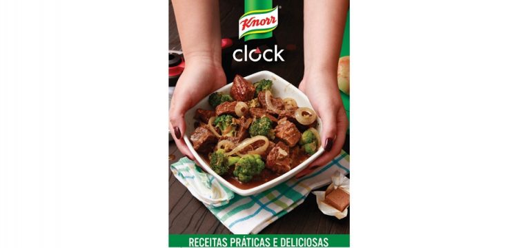 Knorr lança livro de receitas para as panelas Clock Conforto