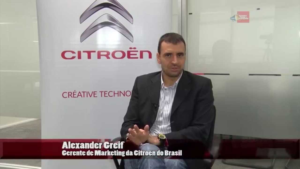 Alexander Greif, da Citroën do Brasil, no quadro Causos