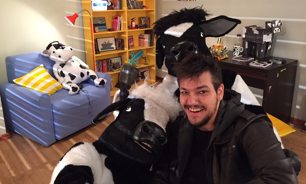 Vacas da TODDY e vlogueiro Marques Zero juntos no Twitch TV