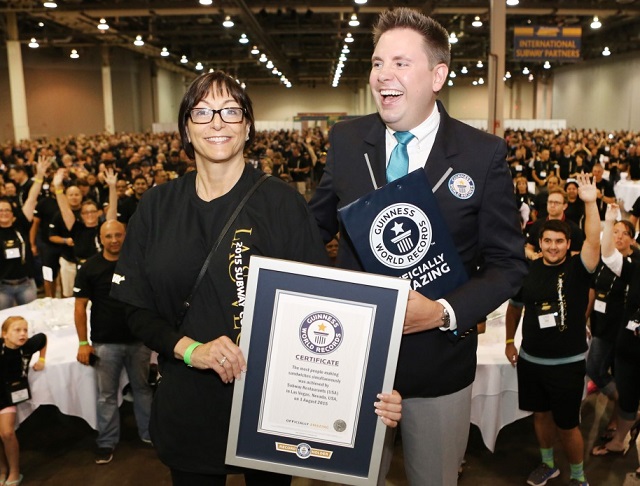 SUBWAY entra para o Guinness World Records