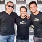 Cesar Rodrigues (diretor de Joe Boxer no Brasil), Maurício Meirelles (comediante  CQC) e Rodrigos Simas (ator)