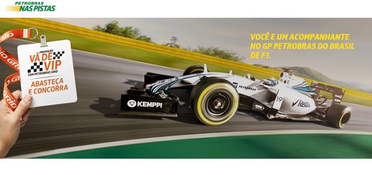 Promoção levará consumidores ao GP Petrobras do Brasil de Fórmula 1