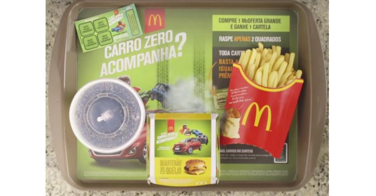 McDonald’s transforma embalagens em carros