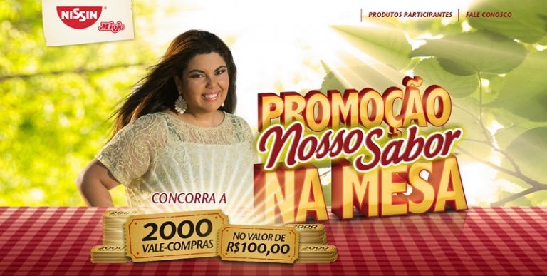 Nissin-Ajinomoto lança promoção “Nosso Sabor na Mesa”