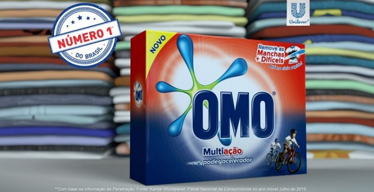 OMO reforça rendimento de seus produtos