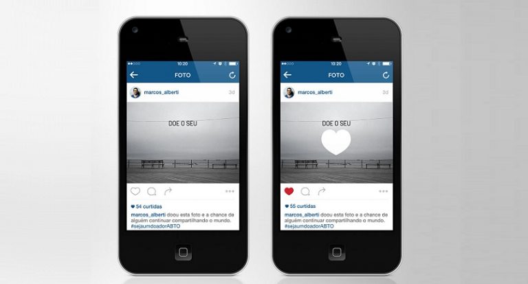 ABTO aproveita likes no Instagram para convidar usuários a serem doadores