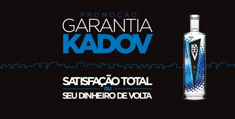 Vodka Kadov garante ‘satisfação total ou dinheiro de volta’ até 2016