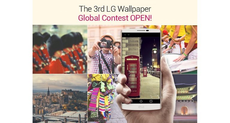 LG recebe fotos de consumidores em concurso de papel de parede para smartphones