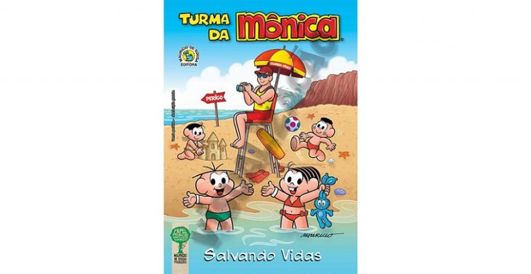 Turma da Mônica lança revista em quadrinhos com dicas de segurança nas praias