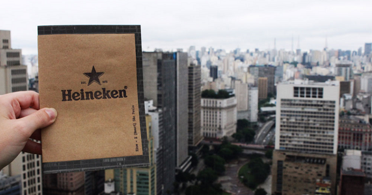 Heineken Up On The Roof ganha zine impresso com mapa cultural do centro paulistano
