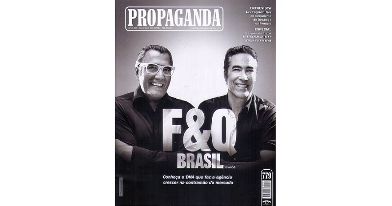 Revista Propaganda traz perfil da agência F&Q Brasil