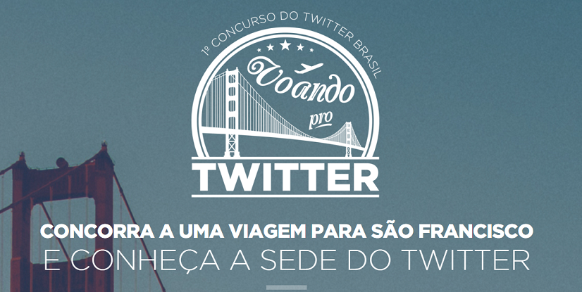Twitter Brasil lança concurso #VoandoProTwitter