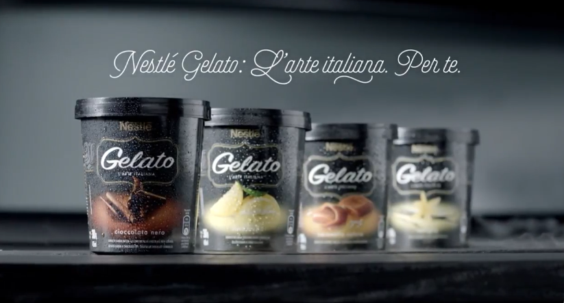 Nestlé Gelato leva L’Arte Italiana às telas do cinema e da TV