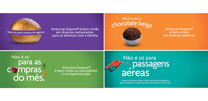Nova campanha da American Express destaca o uso do cartão no dia a dia