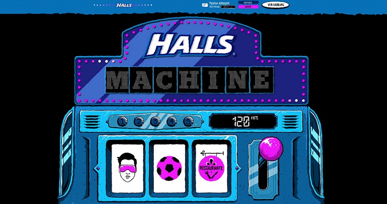 Promoção “Halls Machine” desafia consumidores a viverem momentos inusitados