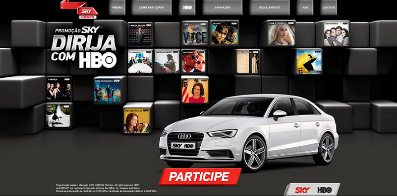 “SKY – Dirija com HBO” vai premiar assinante com um Audi A3 Sedan