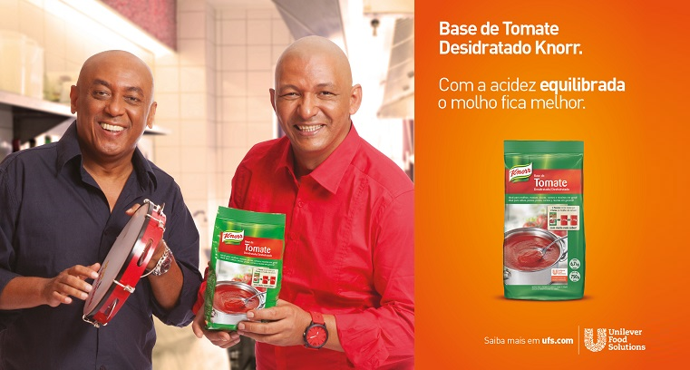 Dupla Caju e Castanha estrela campanha da Base de Tomate Desidratado Knorr