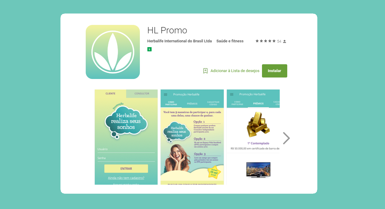Herbalife lança aplicativo inédito para promoção