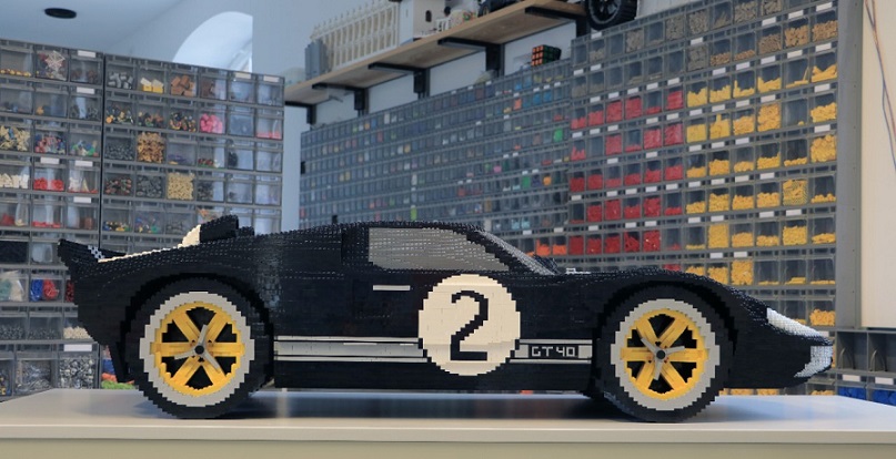 Ford GT feito com peças de lego faz sucesso na internet