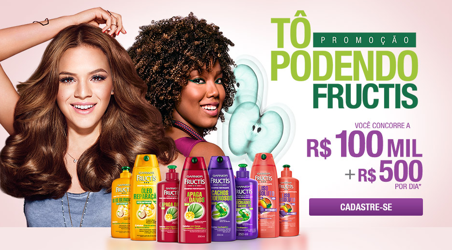 Garnier Fructis lança promoção “To Podendo” em todo o Brasil