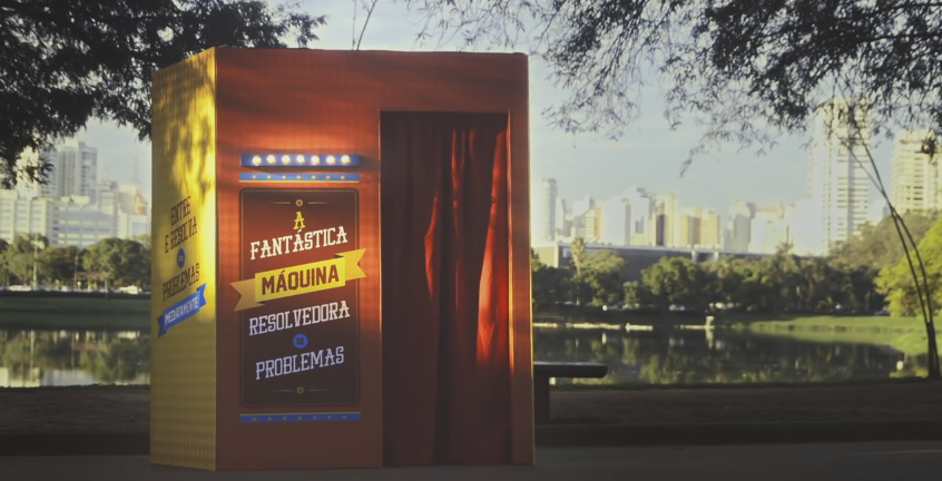 AACD coloca a Fantástica Máquina Resolvedora de Problemas nas ruas de São Paulo
