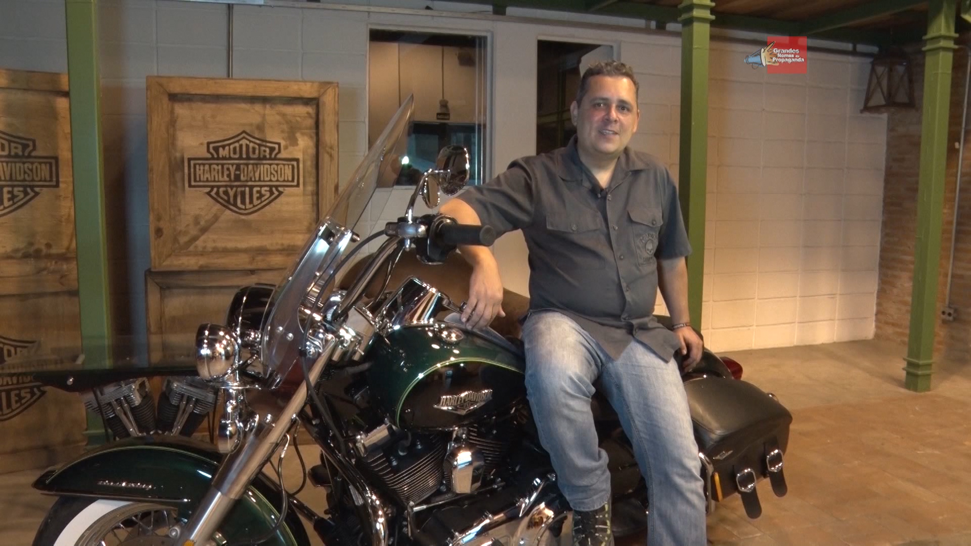 Flávio Villaça, da Harley Davidson, no quadro Causos!