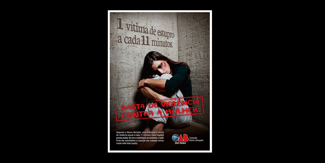 Agnelo Comunicação cria campanha sobre violência contra a mulher para OAB São Paulo
