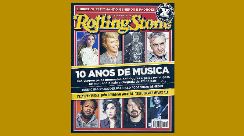 Rolling Stone comemora 10 anos de Brasil e relembra momentos marcantes da música
