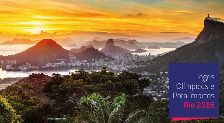 LATAM distribui Guia do Passageiro para os Jogos Rio 2016