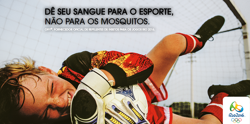 OFF! será fornecedor oficial de repelentes de insetos para os Jogos Olímpicos e Paralímpicos Rio 2016